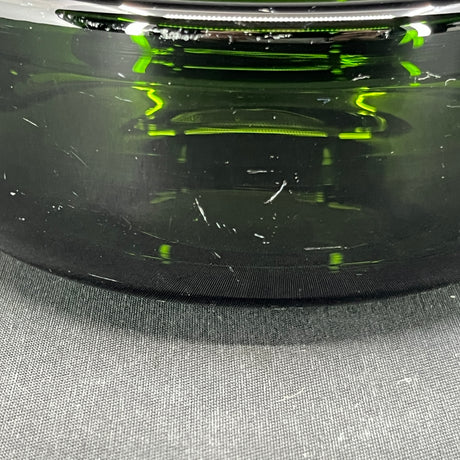 Transparent green Palet herring bowl, 15 cm.