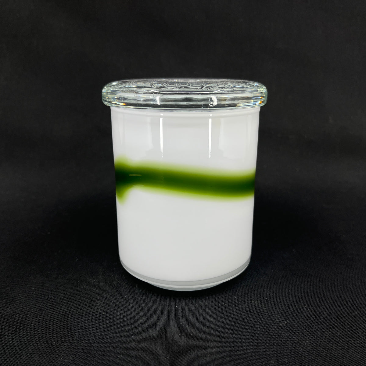 Rare white with green Palette marmalade jar