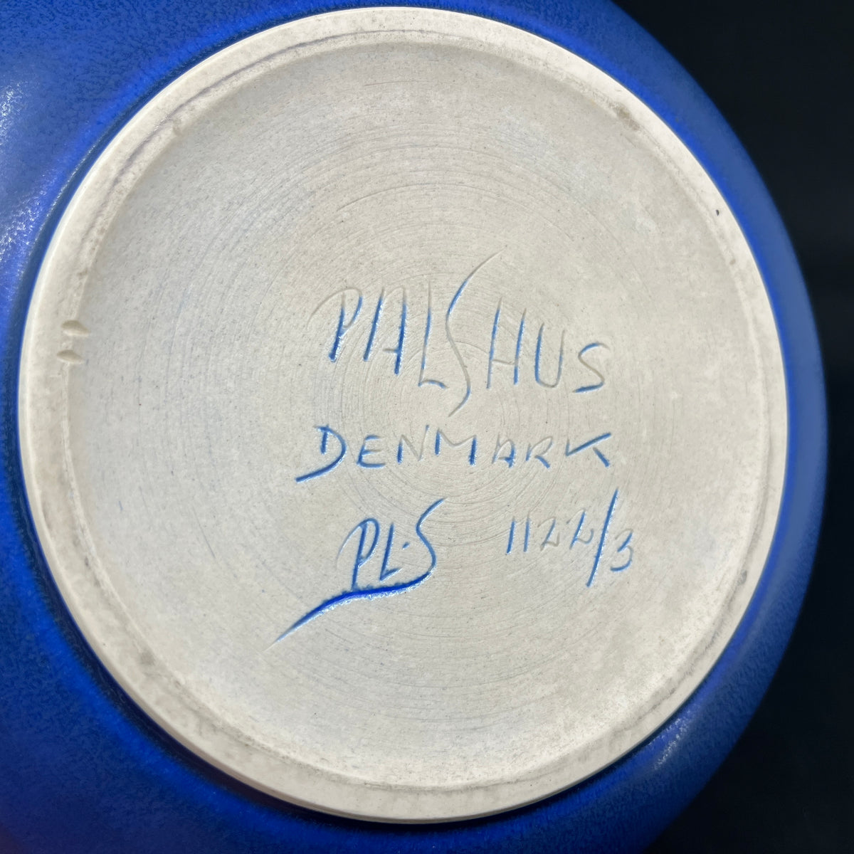 Blue Palshuls dish, 20 cm.