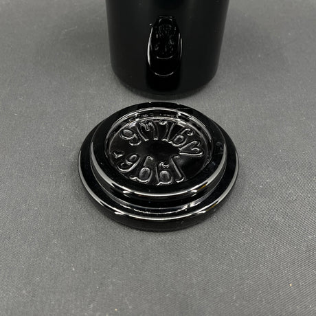 Rare black Palette marmalade jar