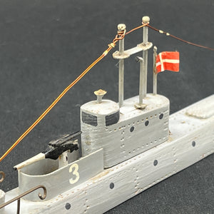 Modelskib - Havmanden dansk ubåd
