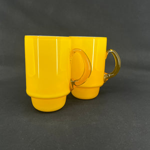 Yellow Palette mug, 13 cm.