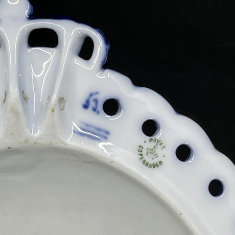 Royal Copenhagen mindeplatte fra 1898