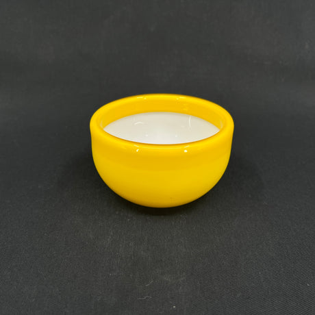 Gul Palet skål, 9 cm.