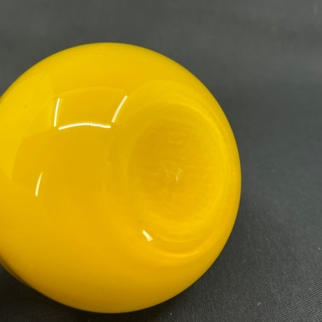 Gul Palet skål, 9 cm.