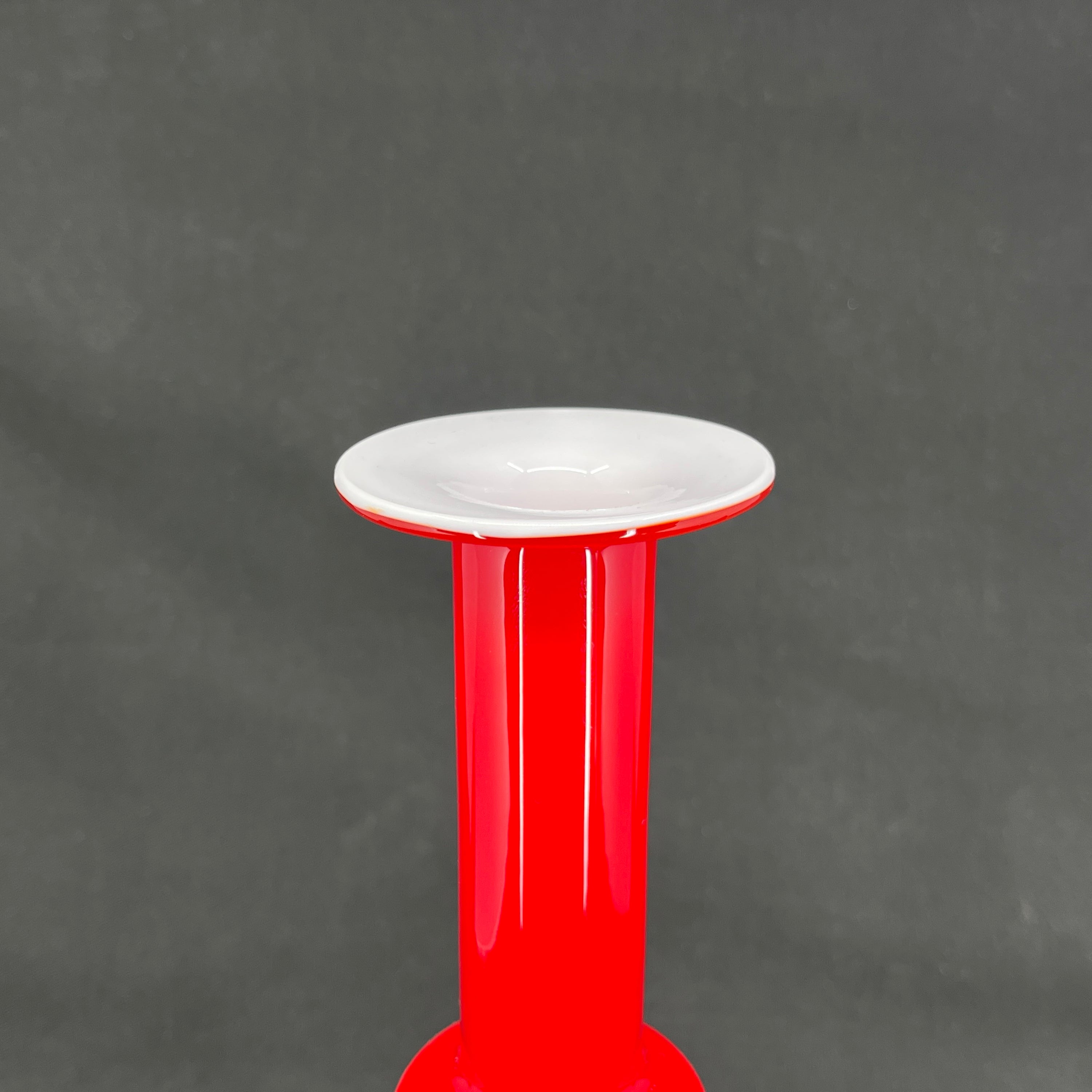 Rød Carnaby vase, 26 cm.