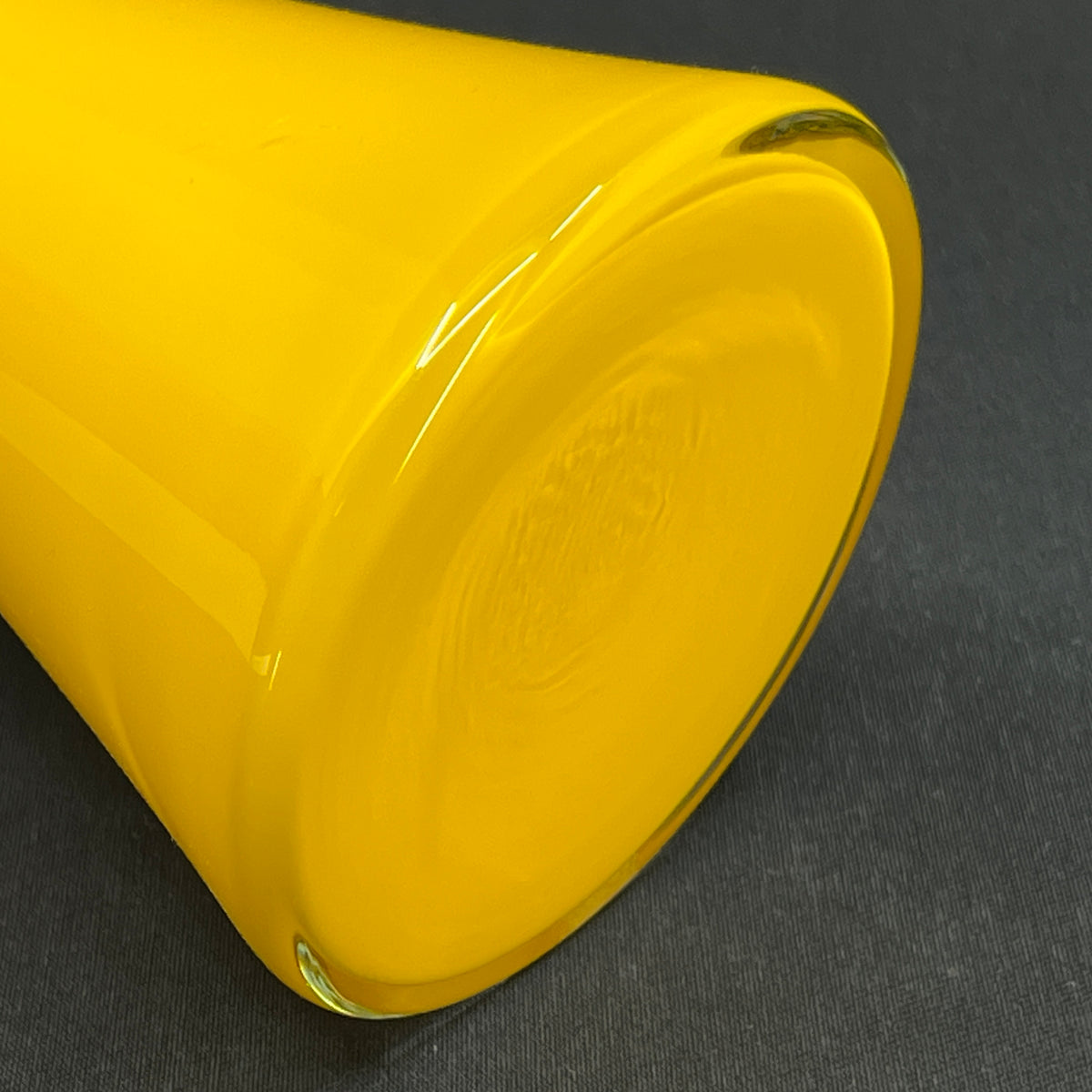 Yellow Carnaby vase, 31.5 cm.