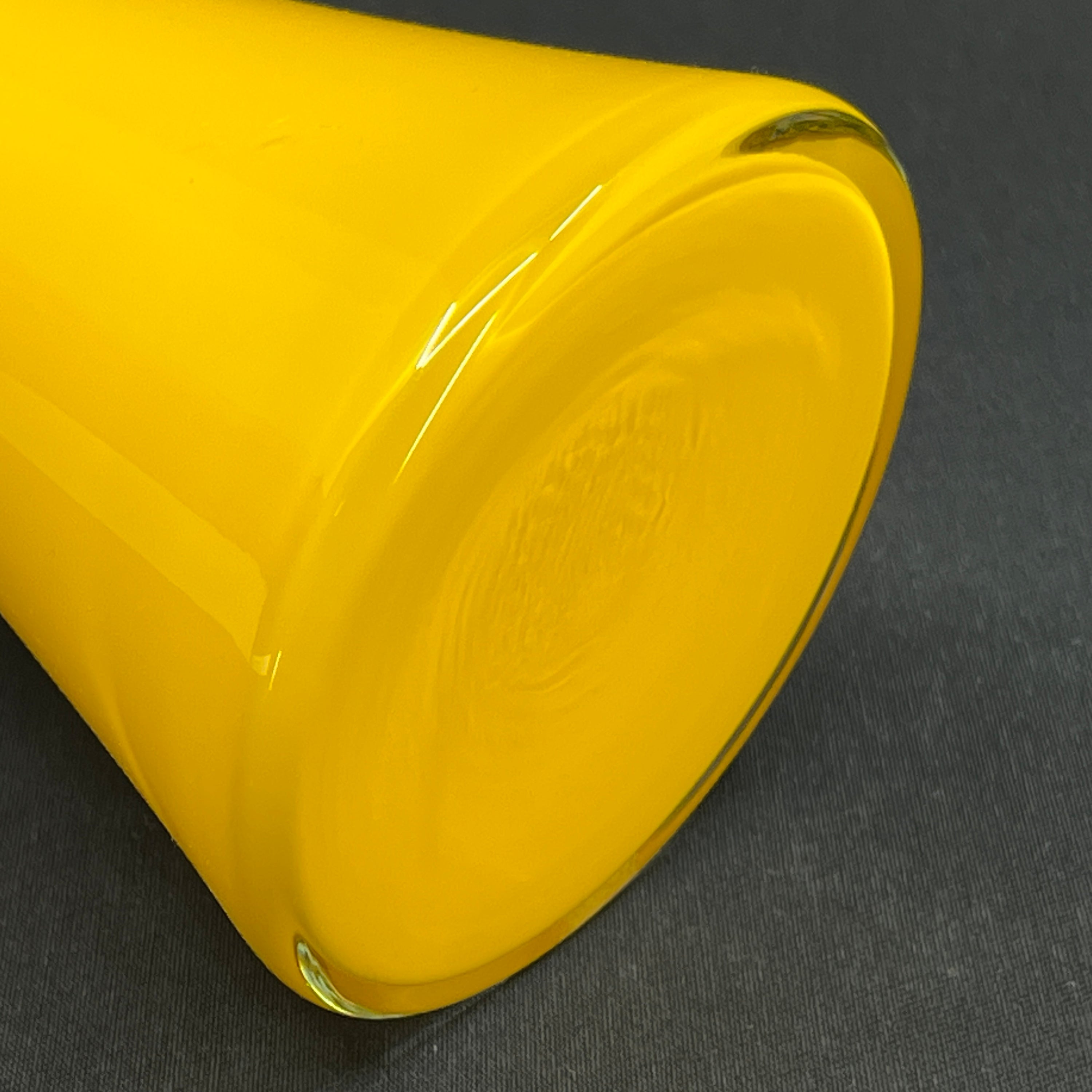 Yellow Carnaby vase, 31.5 cm.