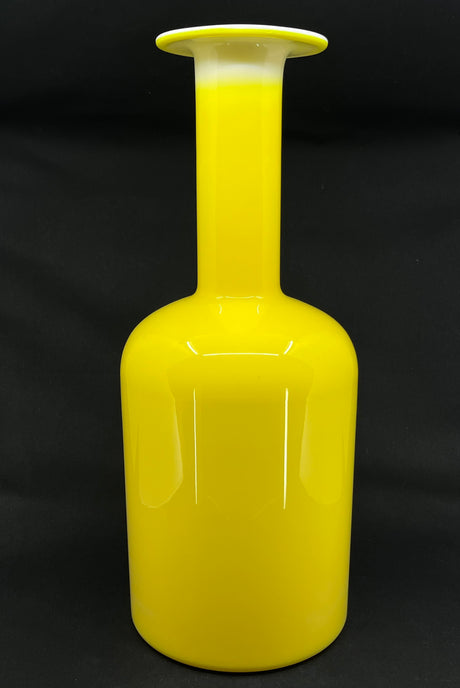 Gul Otto Brauer Gulvvase, 44 cm.