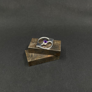 Hans Hansen broche med ametyst, No. 211