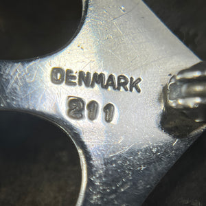 Hans Hansen broche med ametyst, No. 211
