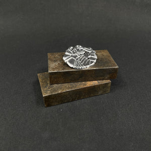 Modern silver brooch - Heerup?