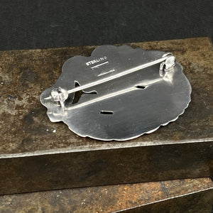 Modern silver brooch - Heerup?