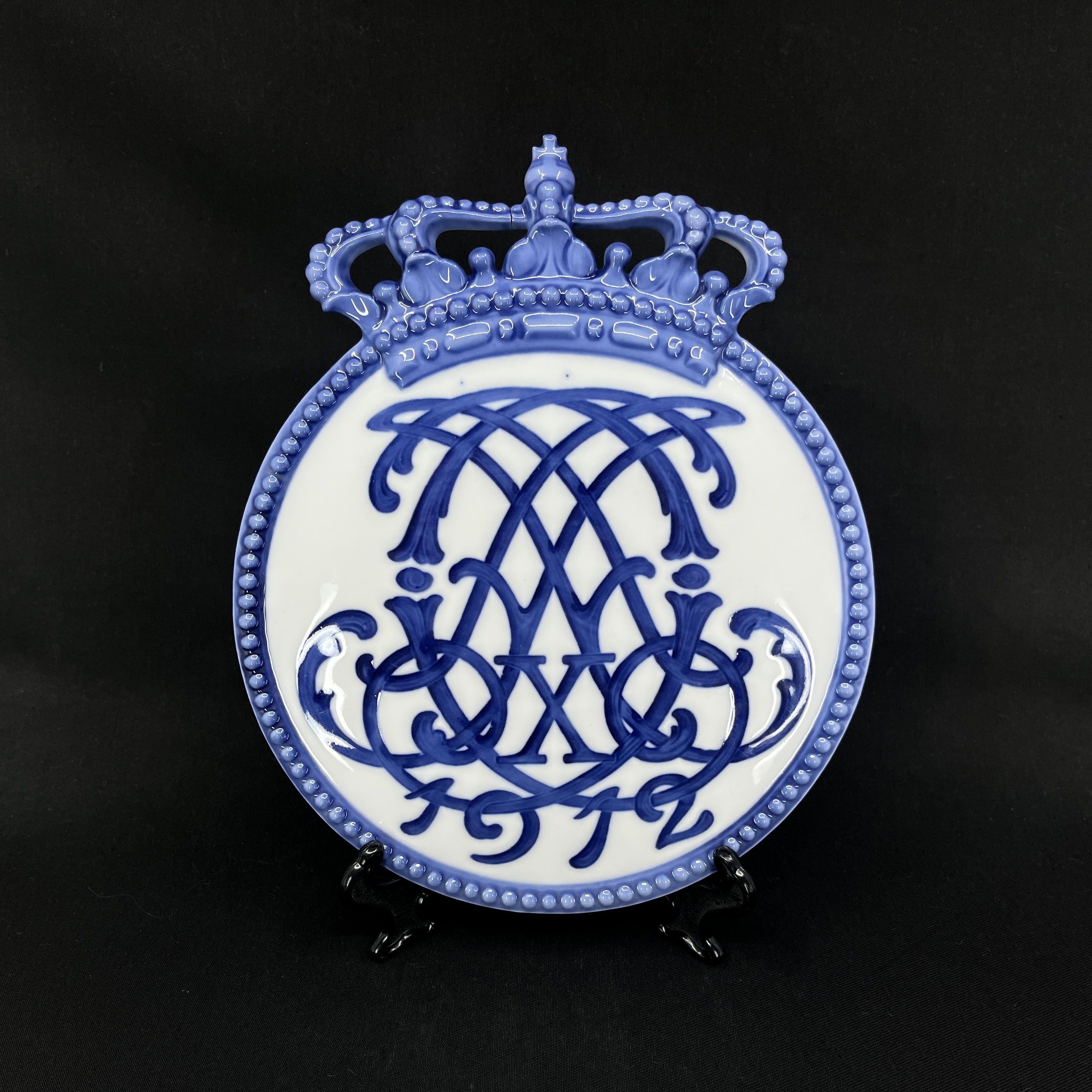 Royal Copenhagen mindeplatte fra 1912