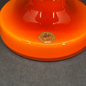 Orange Victoria olielampe af Michael Bang
