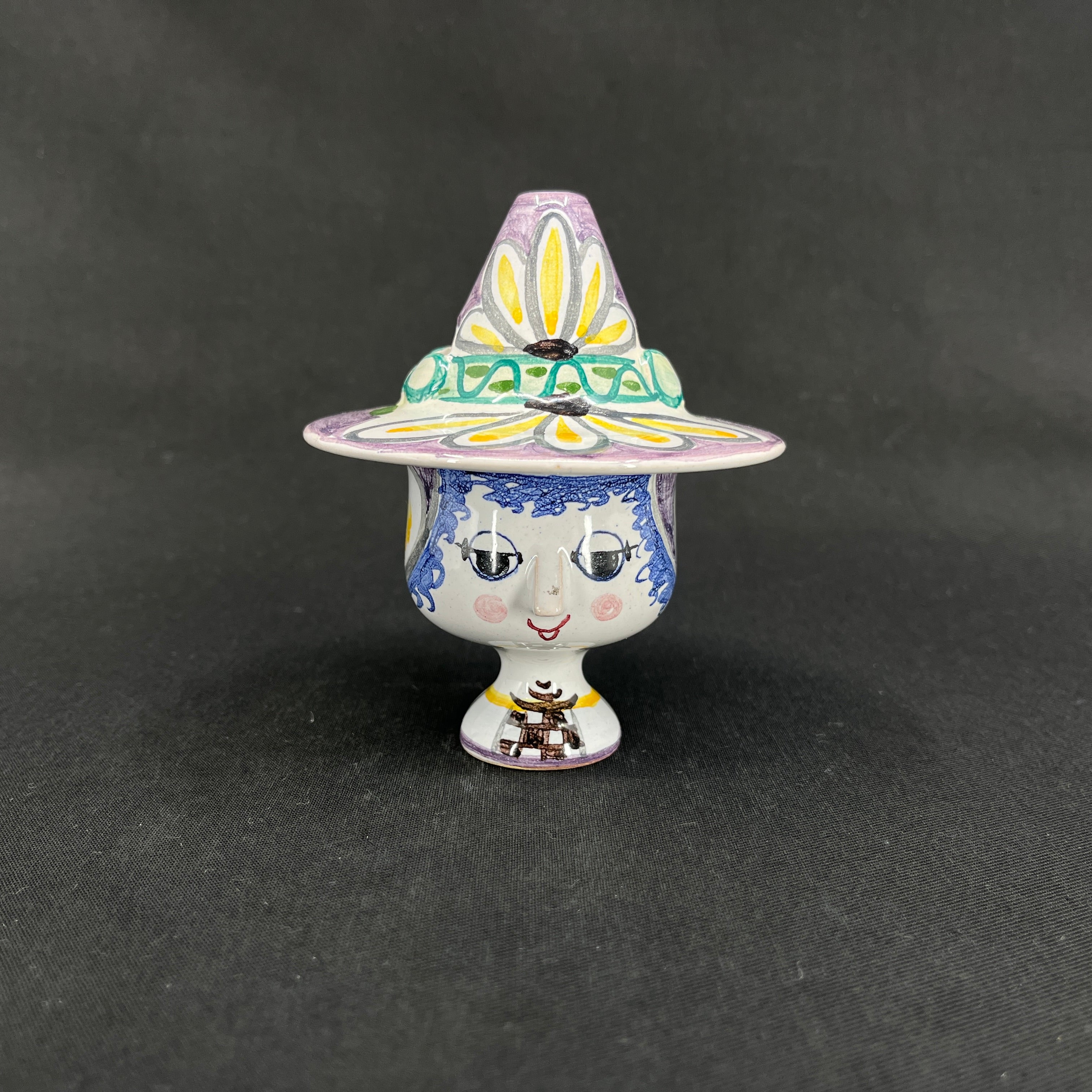 Lilla Bjørn Wiinblad figur med hat
