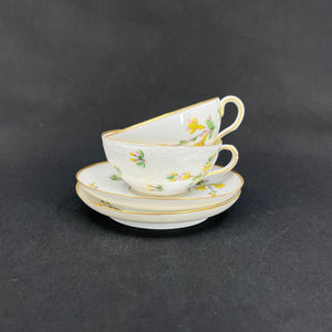 2 Royal Copenhagen Gul Berberis kopper