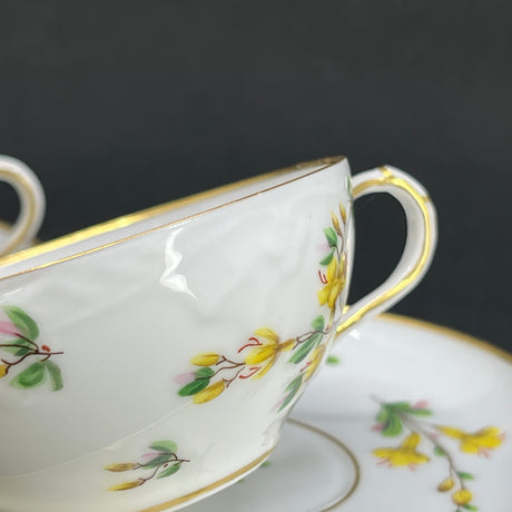 2 Royal Copenhagen Gul Berberis kopper