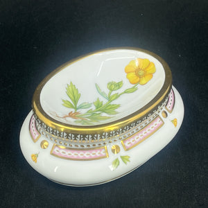 Flora Danica salt cellar from Royal Copenhagen