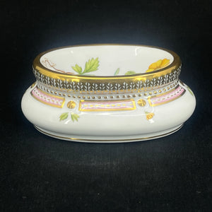 Flora Danica salt cellar from Royal Copenhagen