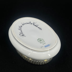 Flora Danica salt cellar from Royal Copenhagen
