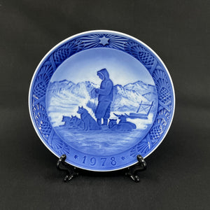 Royal Copenhagen juleplatte 1978