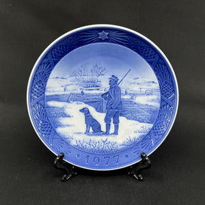 Royal Copenhagen juleplatte 1977