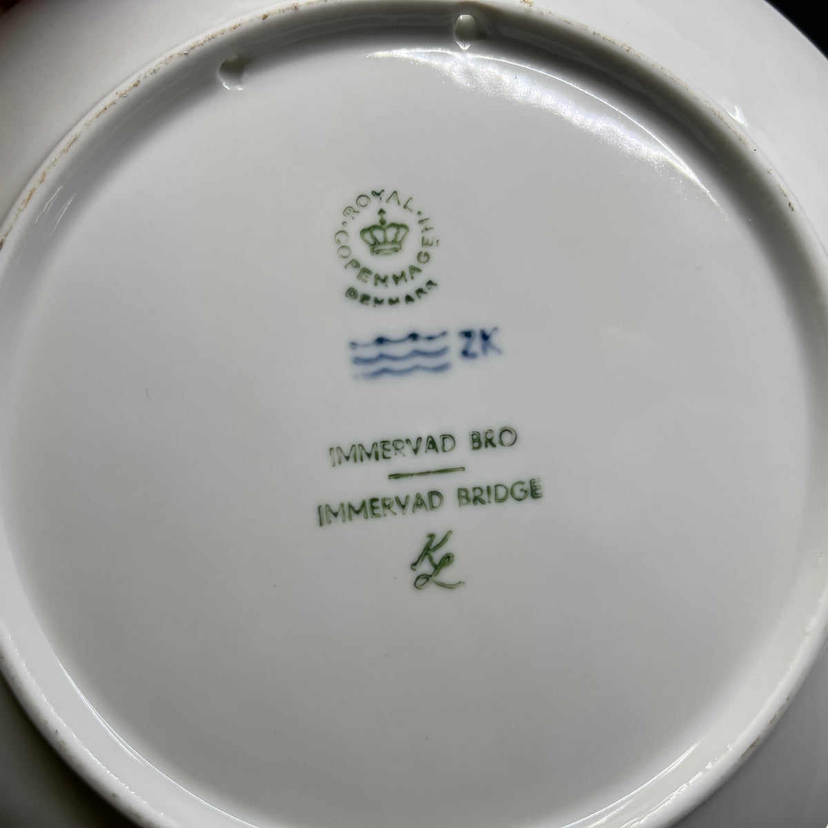 Royal Copenhagen juleplatte 1977