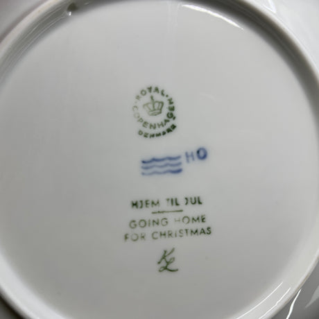 Royal Copenhagen juleplatte 1973