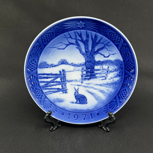 Royal Copenhagen juleplatte 1971