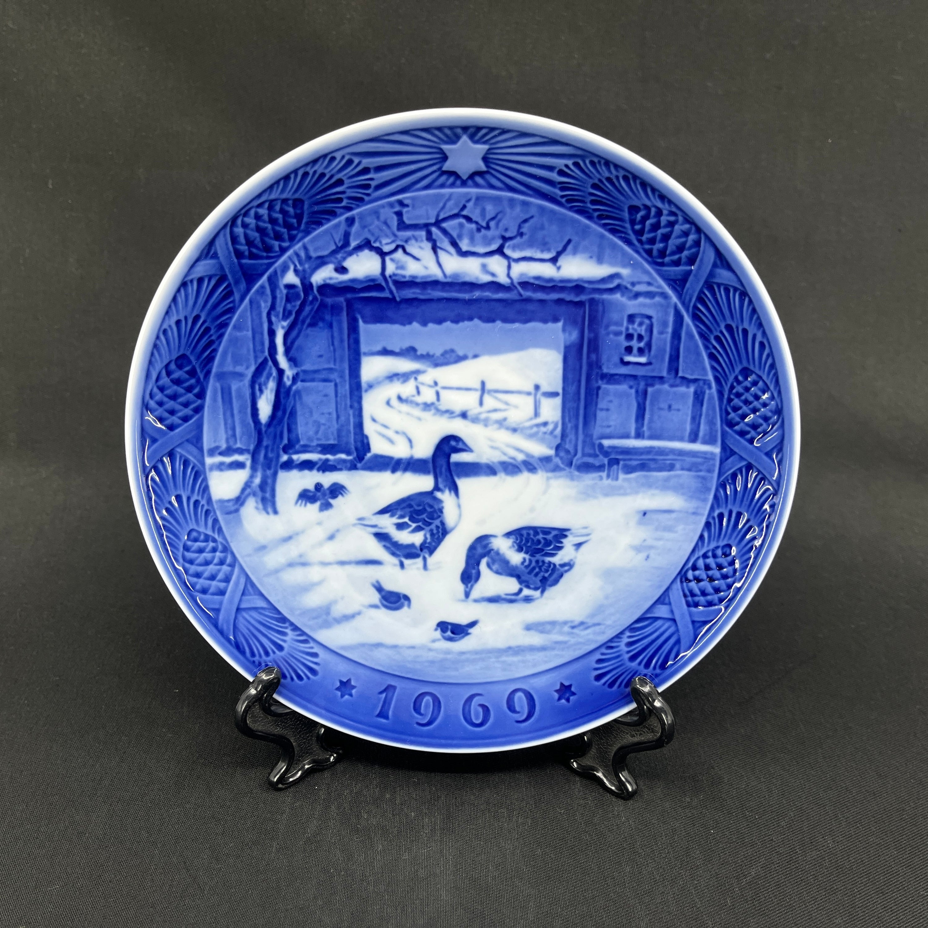 Royal Copenhagen juleplatte 1969