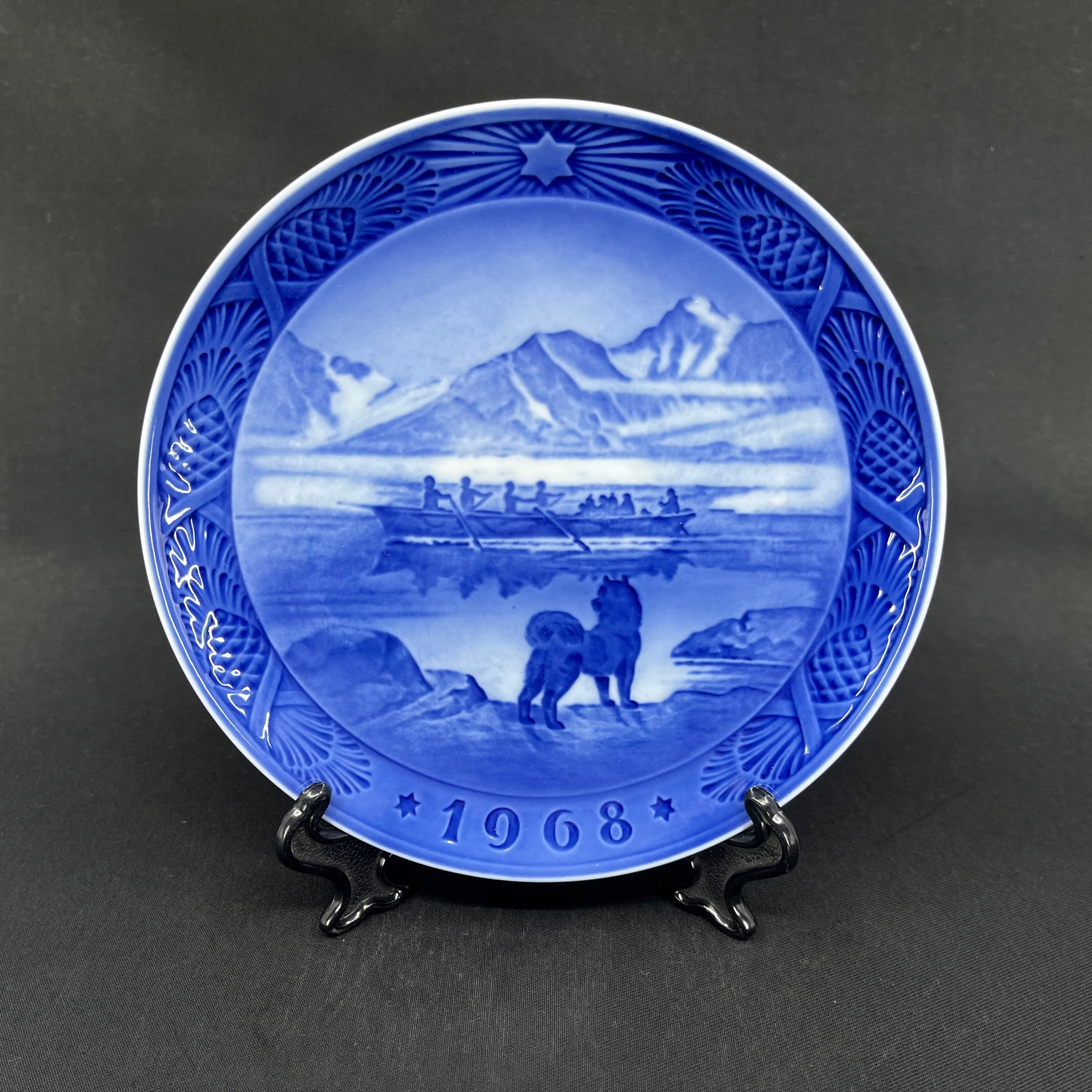 Royal Copenhagen juleplatte 1968