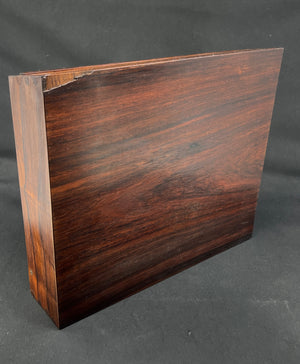 Rosewood jewelry box with mirror