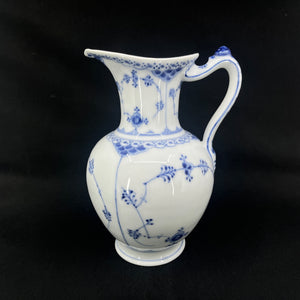 Blue Fluted Half Lace chocolate pitcher, 2. assortment.