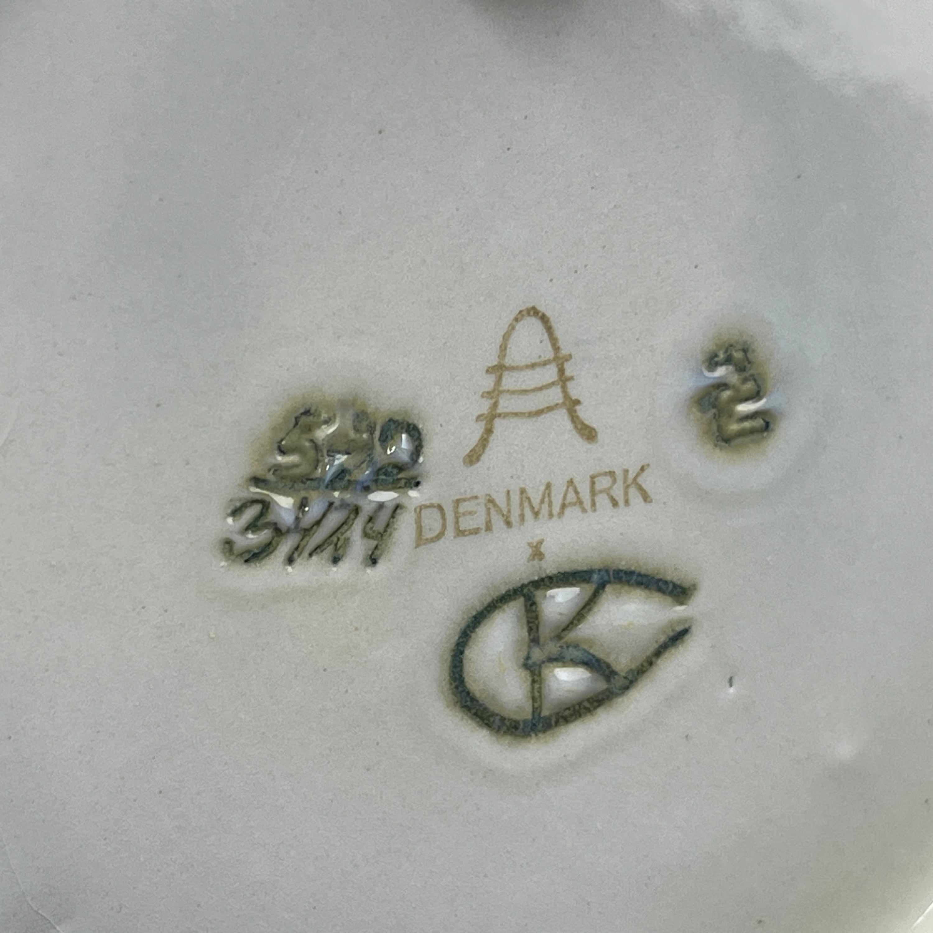 Baca lågkrukke fra Aluminia, 11 cm.