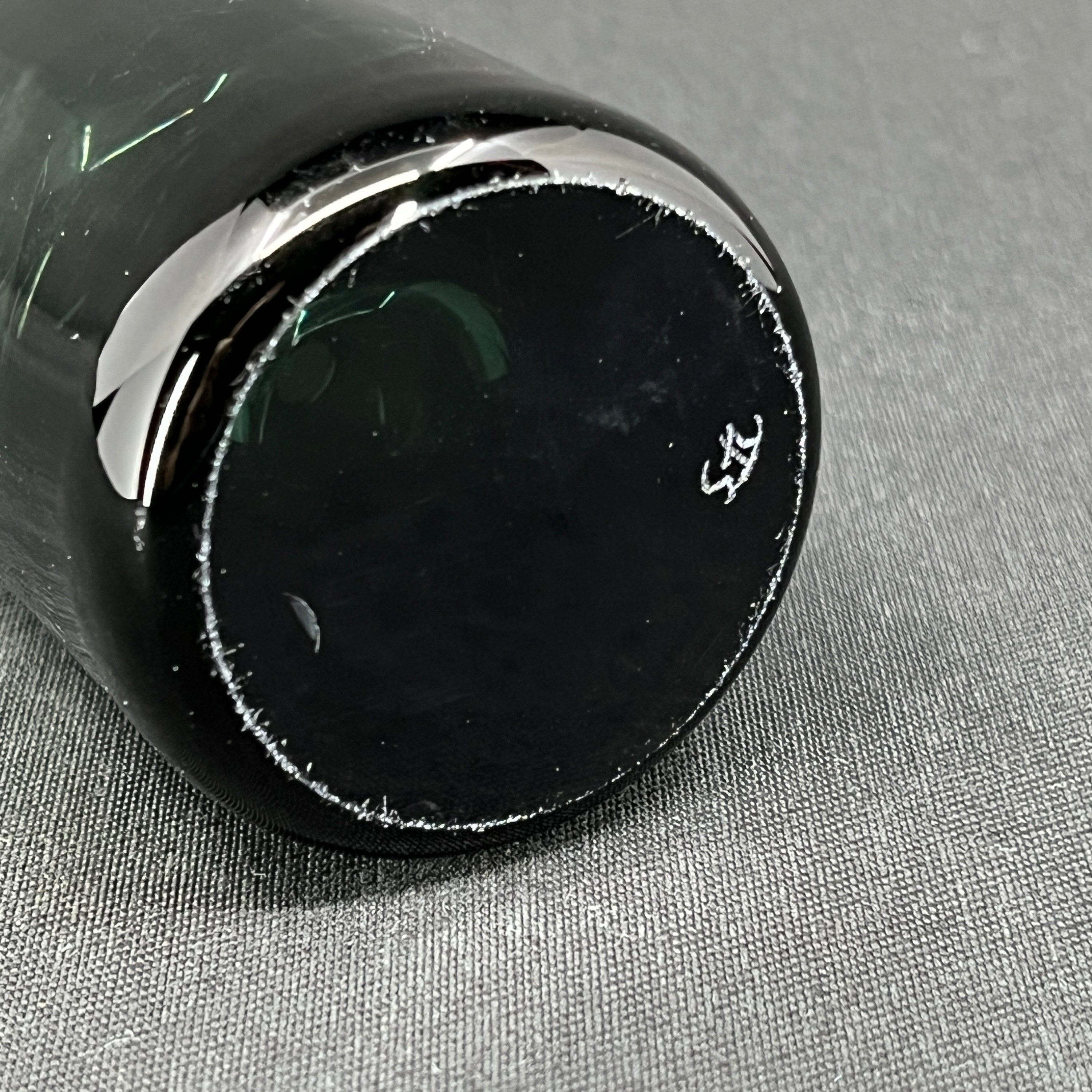 Sjælden Holmegaard cylinder vase, 12 cm.