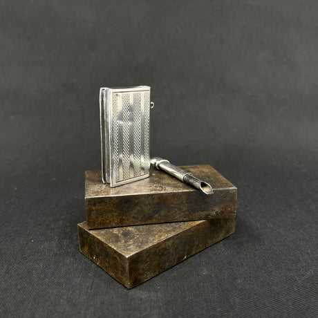 Silver and enamel tinderbox