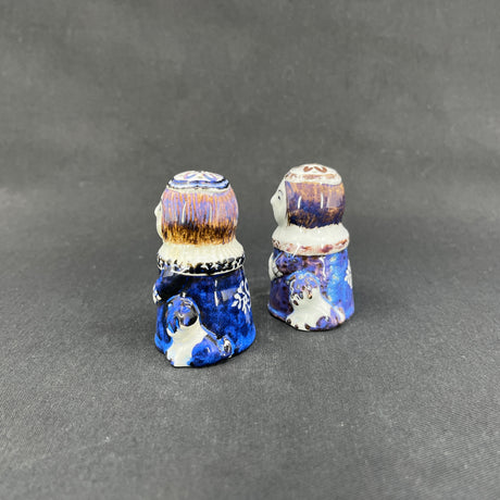 Salt shaker by Doreen Middelboe for Royal Copenhagen – Blue