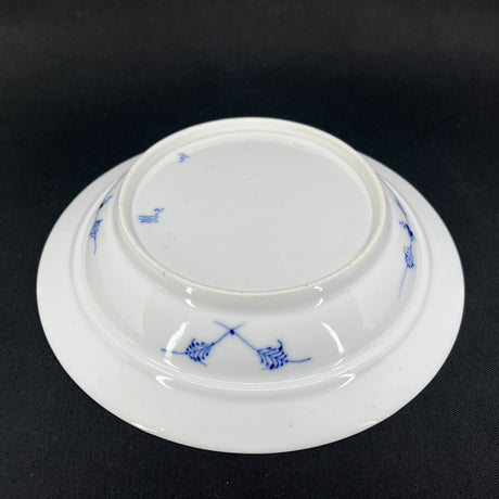 Blue Fluted Plain lidded dish from the 1880s