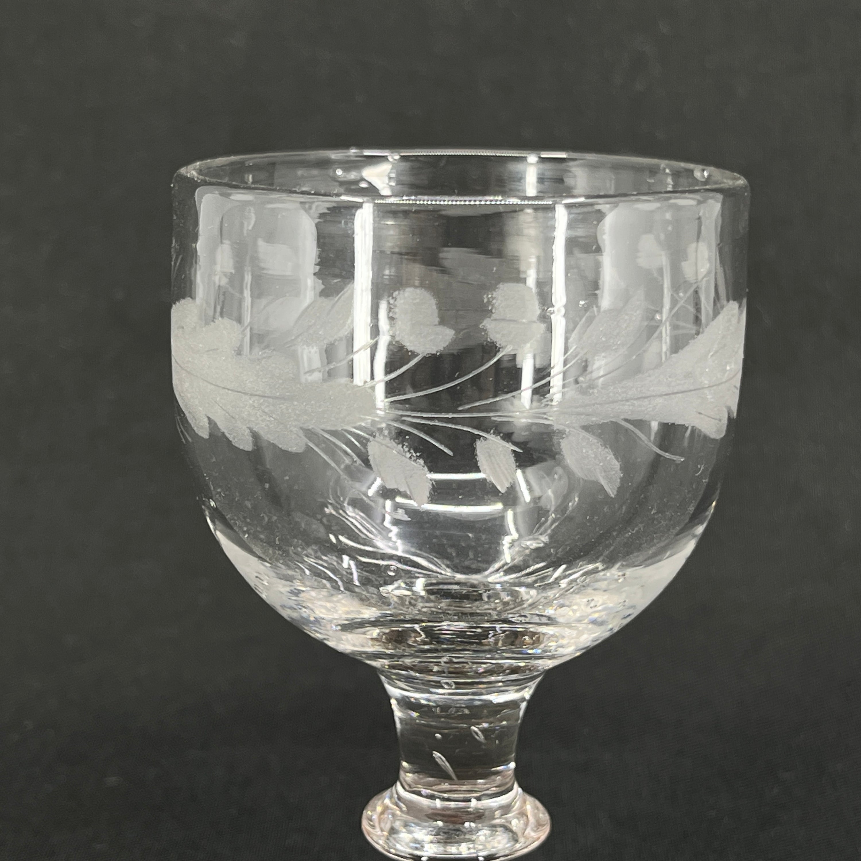Tysk egeløvsglas fra 1880’erne