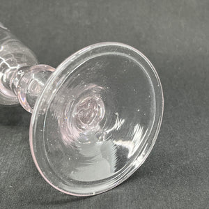 18th-century Hessian wine glass with engravings