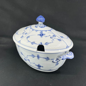 Blue Fluted Fluted Plain soup tureen, 1/360
