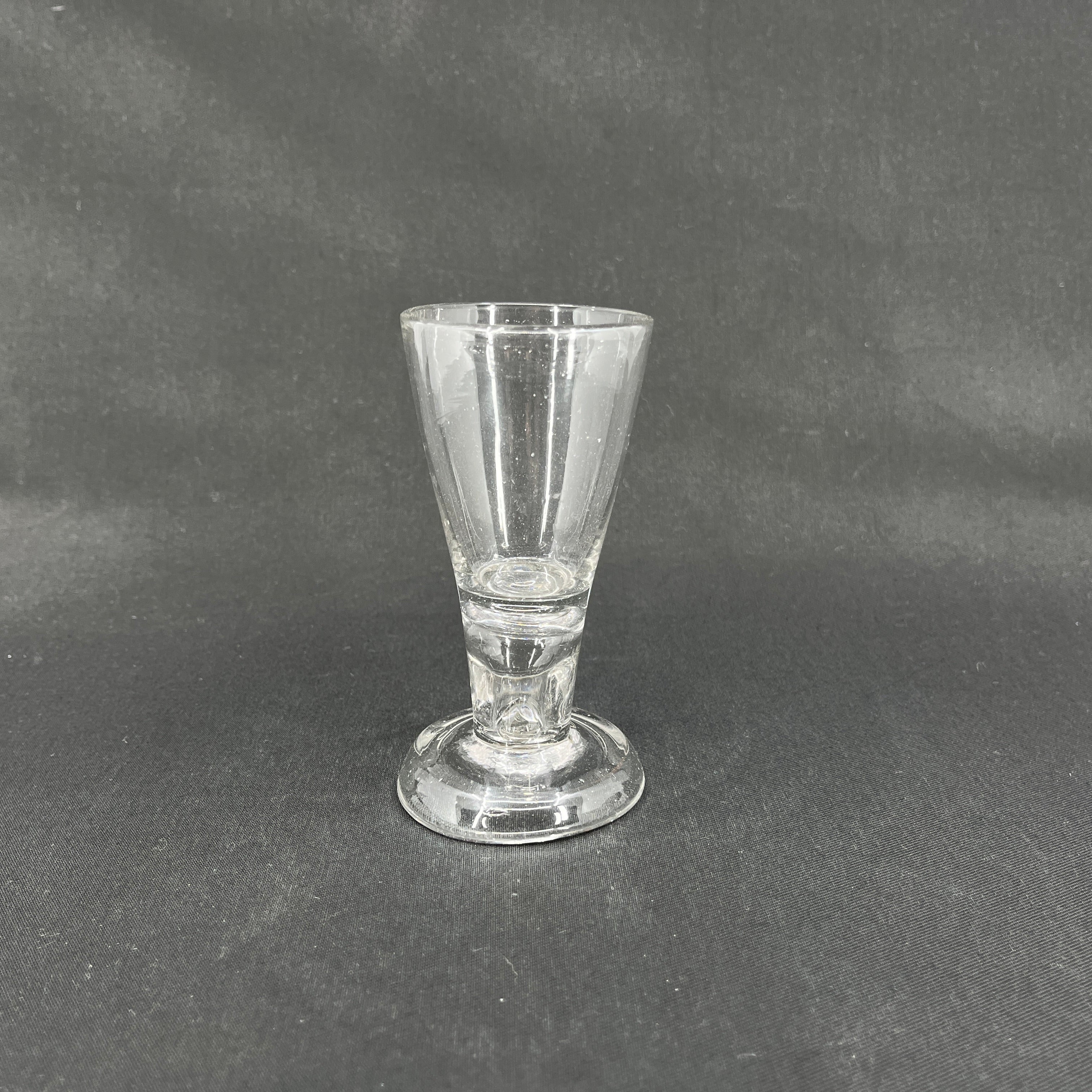 Frimurerglas med luftperle, 12 cm.