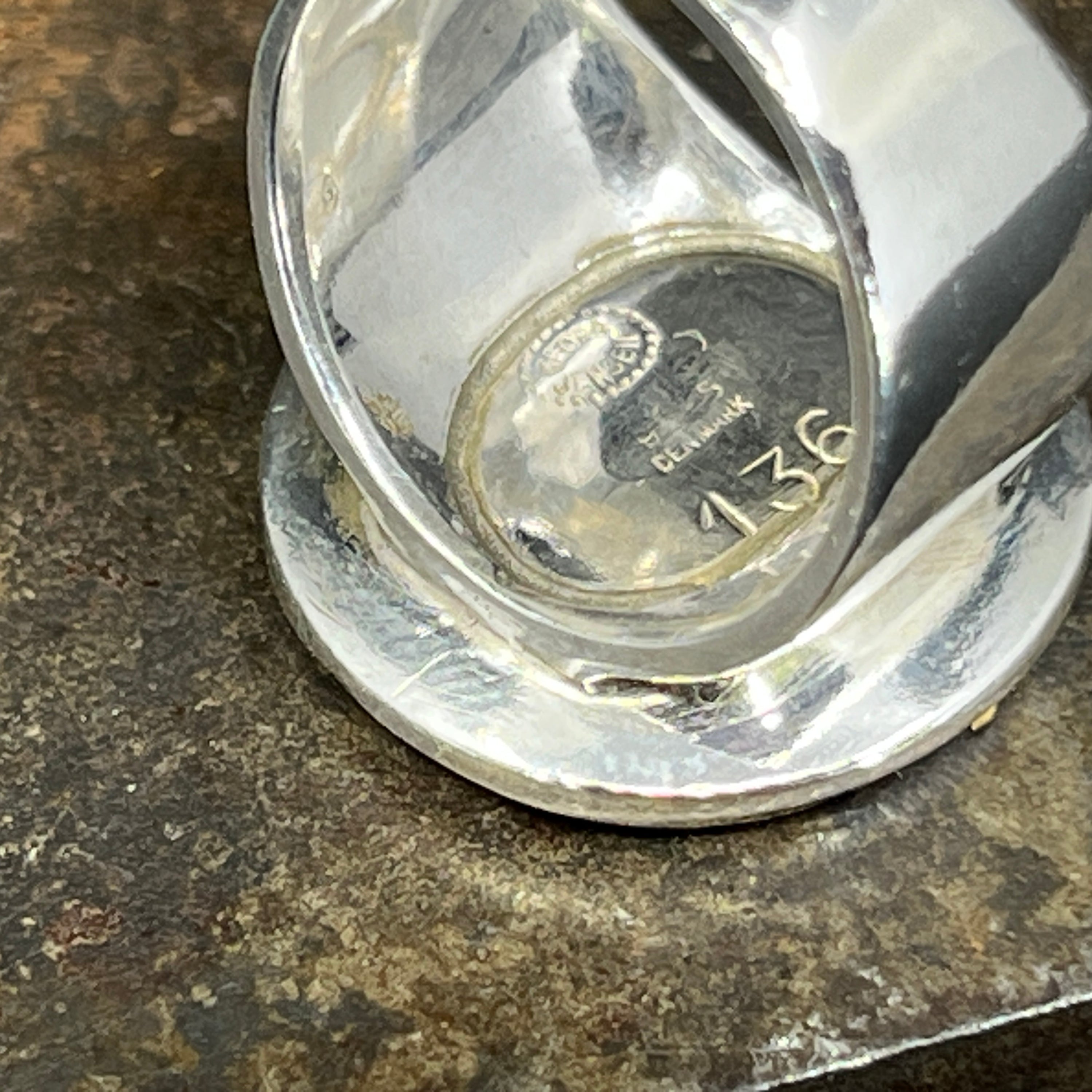 Georg Jensen ring, No. 136.