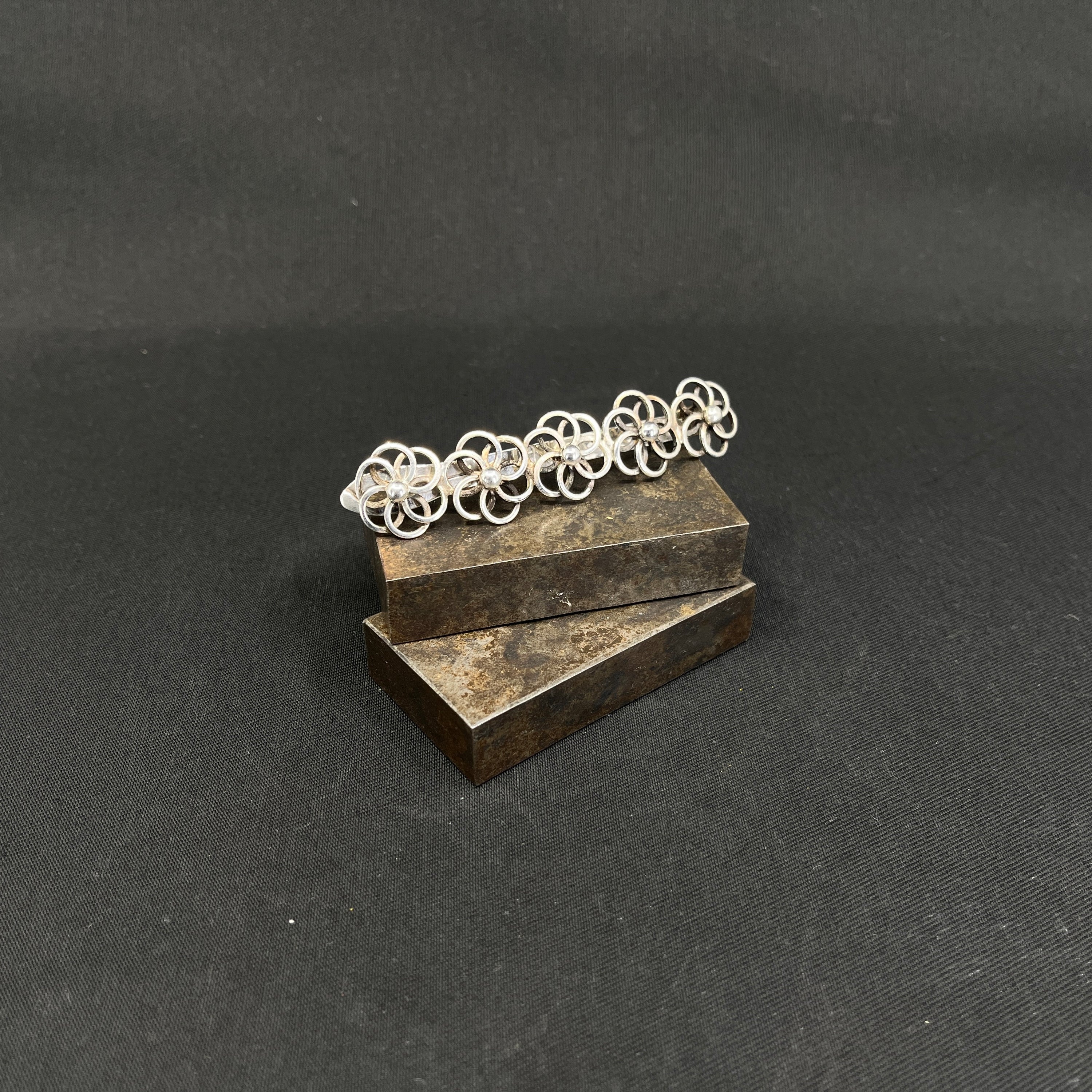Beautiful silver hair clip