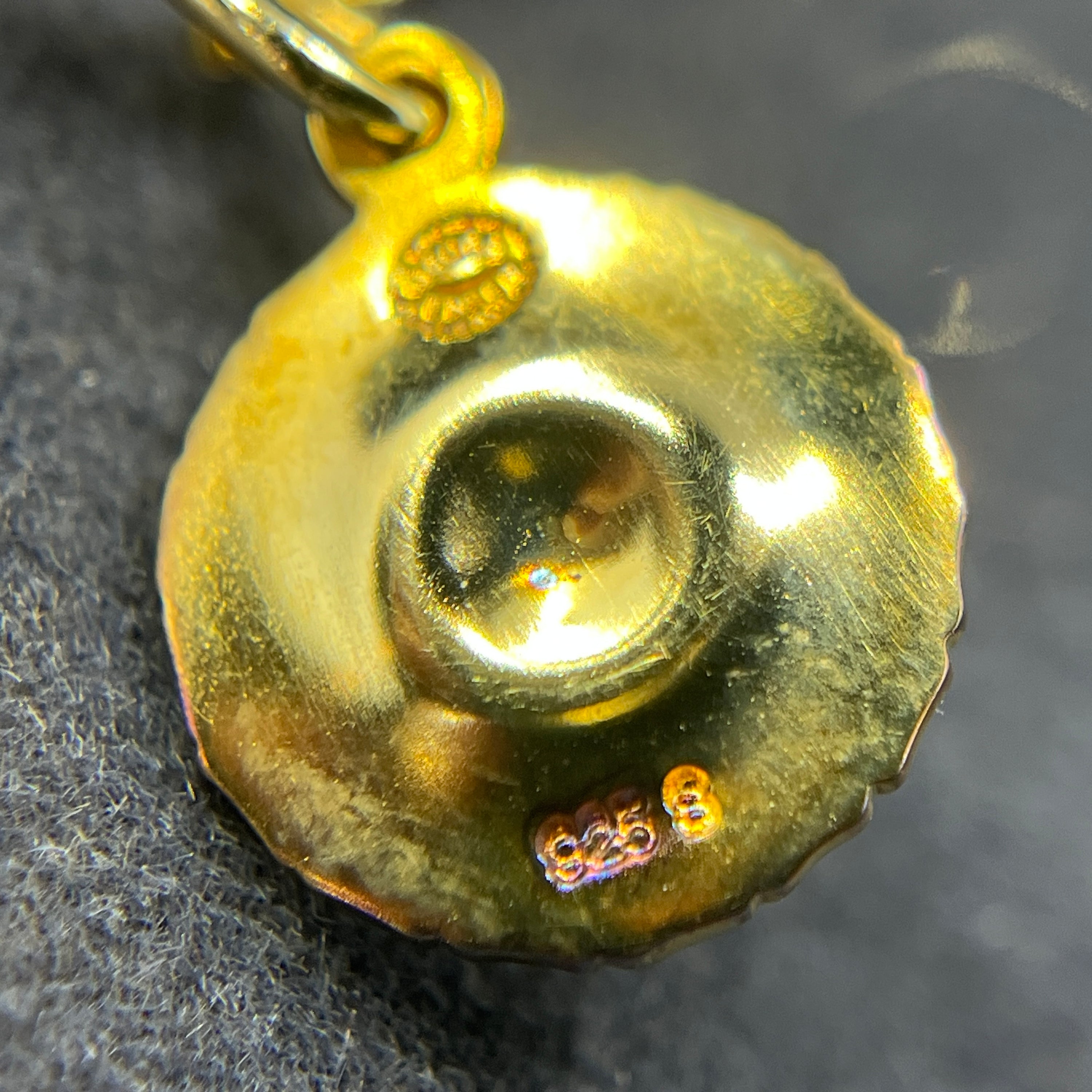 Hvid Georg Jensen Daisy halskæde med diamanter