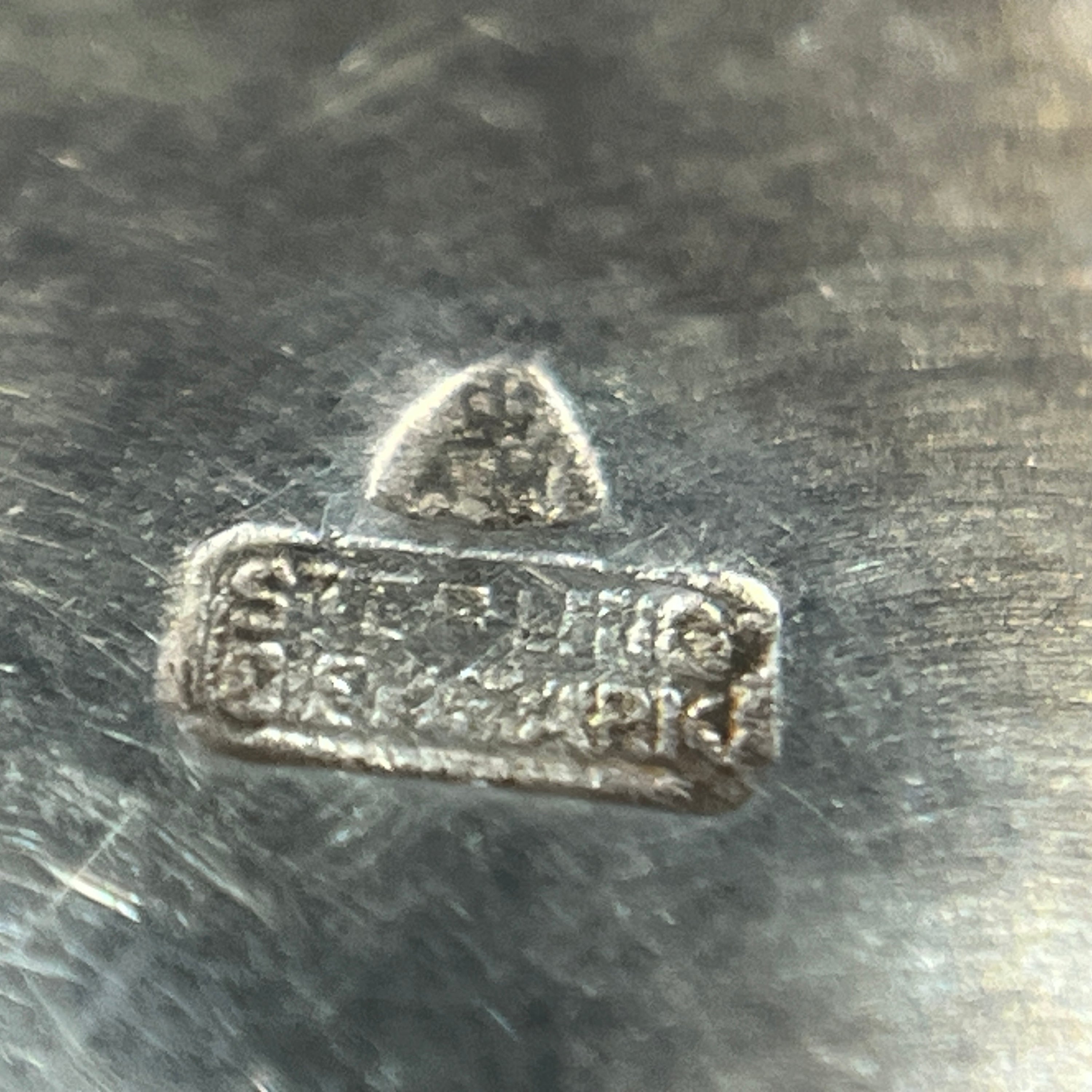 Original Anton Michelsen Marguerite broche - lige blade