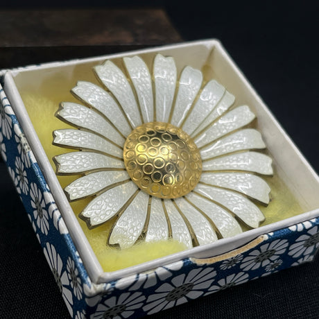 Original Anton Michelsen Marguerite broche - buede blade