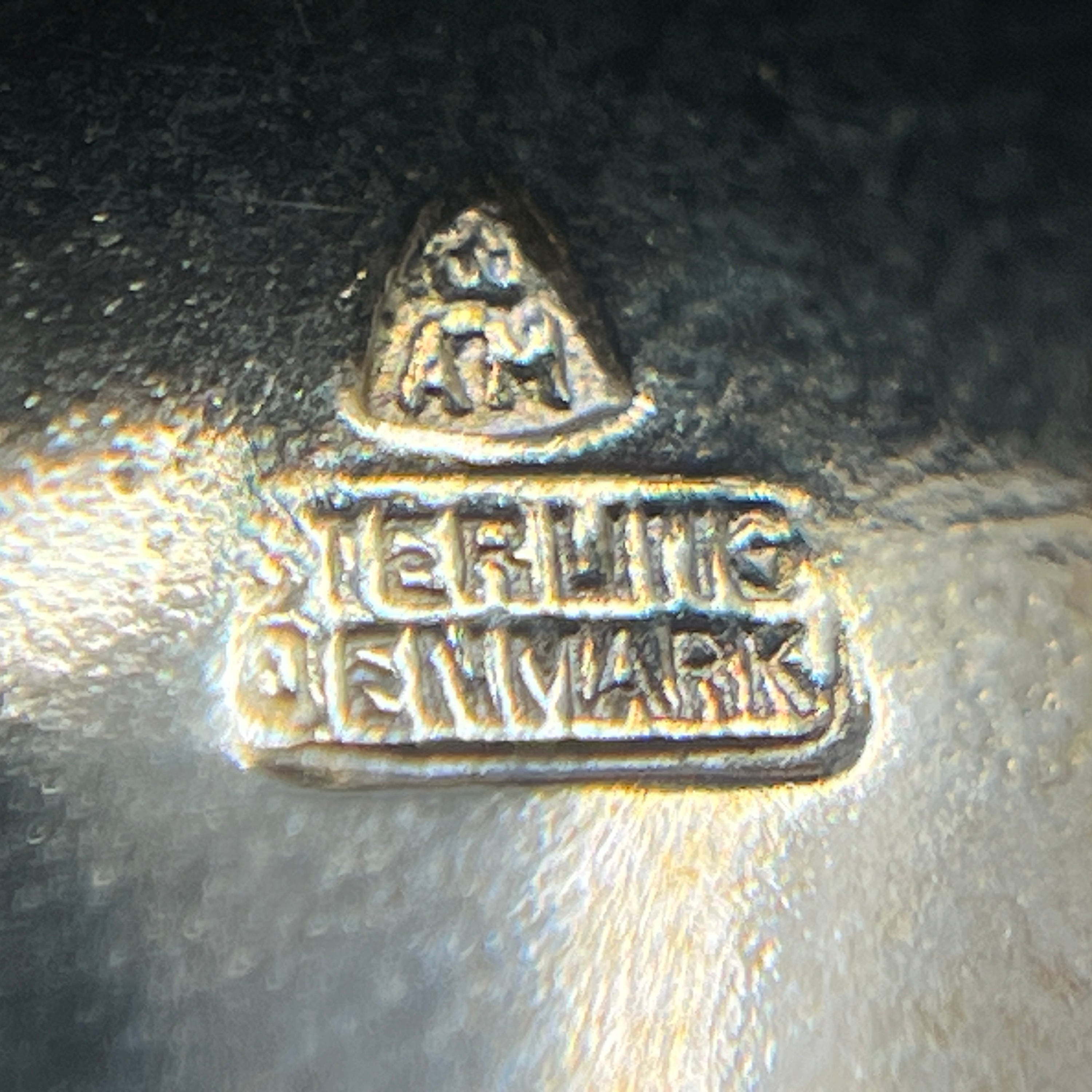 Original Anton Michelsen Marguerite broche - Pink