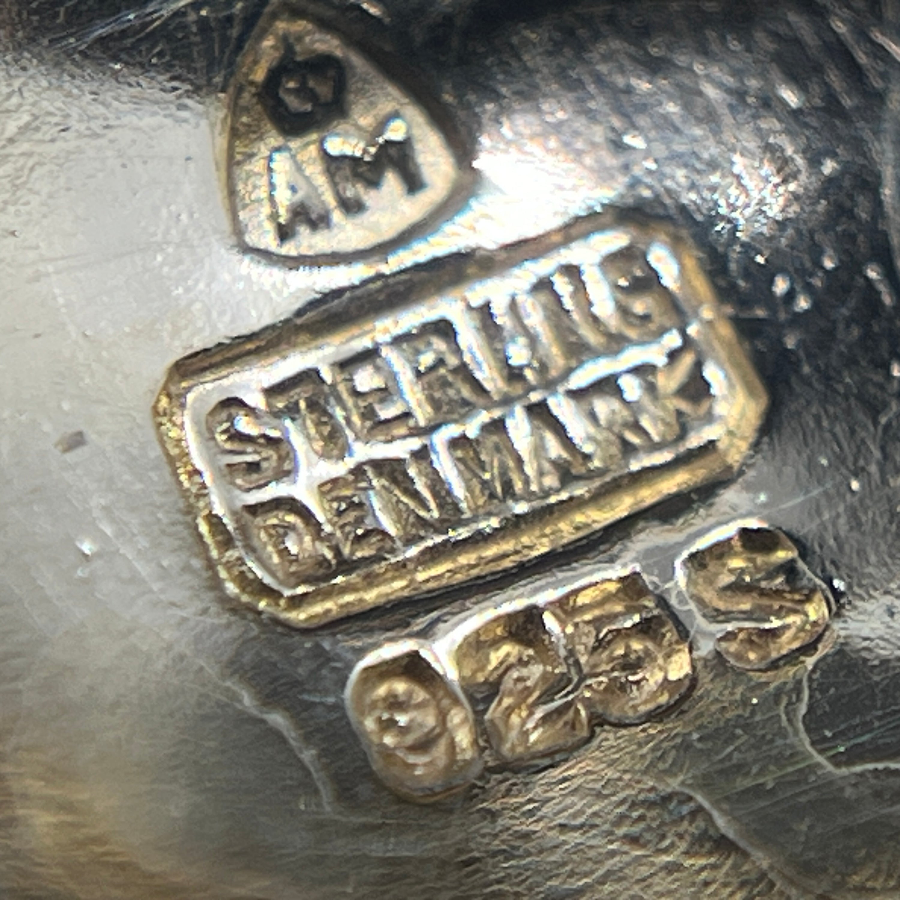 Original Anton Michelsen Marguerite broche - Lilla, 4,2 cm.